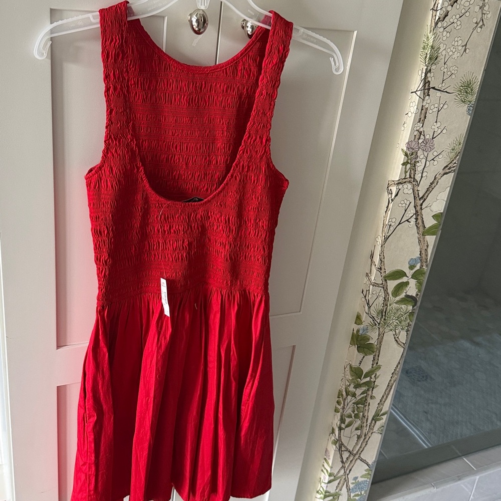 Madewell Melody Scoopback Smock Mini Dress - Picture 4 of 5